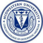 Chicago College of Osteopathic Medicine at Midwestern University logo
