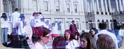 groups of medical students visit the nation's Capital